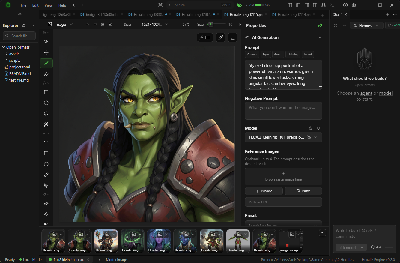 Hexaliz Image mode